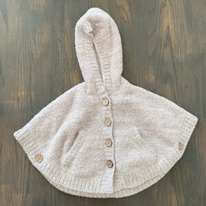SOLD Barefoot Dreams Cozy Cream Hooded Kids Cape